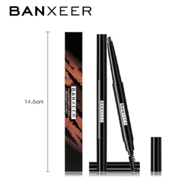 (READY &amp; ORI) Banxeer 4 Colors Eyebrow Pen Pensil Alis Light Middle Dark Brown - BX13 BX 13