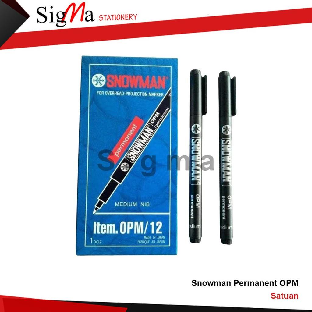 

Pulpen / Spidol SNOWMAN Permanen OPM (Pcs)