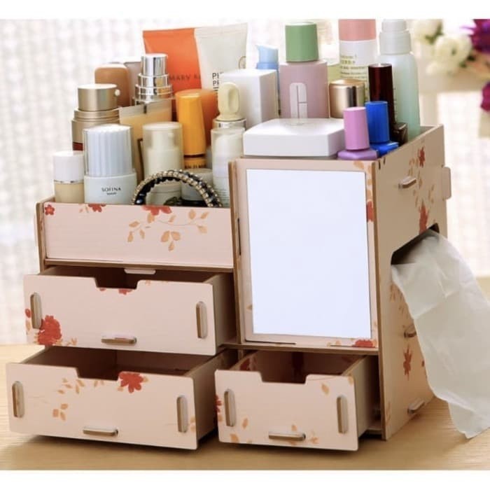 garansi 1 bulan kerusakan Cosmetic Organizer Rak Kosmetik Multifungsi