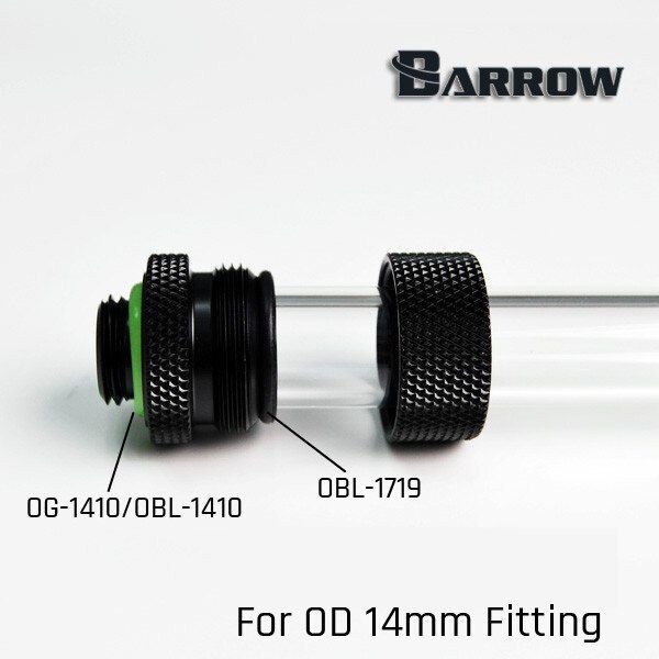 BARROW OBL-1719 Hard Tube Fitting 14mm O-Ring (Per PCS)