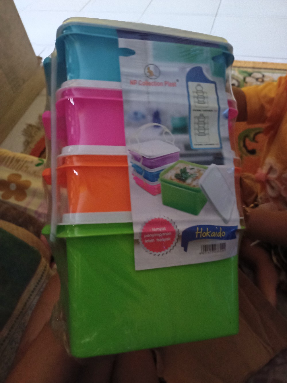Serbu Murah - Lunchbox Susun / Rantang Hokaido 3 Susun  - Rantang Pelangi 3 Susun / Rantang Rainbow