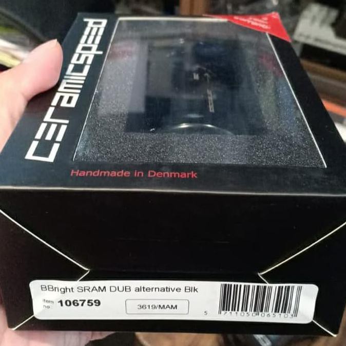 Bottom Bracket Ceramic Speed Bb Right Dub Black Non Coated Sram Axs