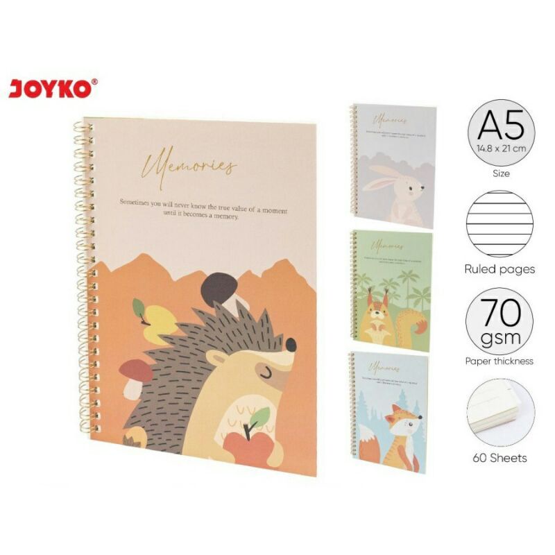 

Ruled Notebook Diary Agenda Buku Catatan Bergaris Joyko NB-711 A5