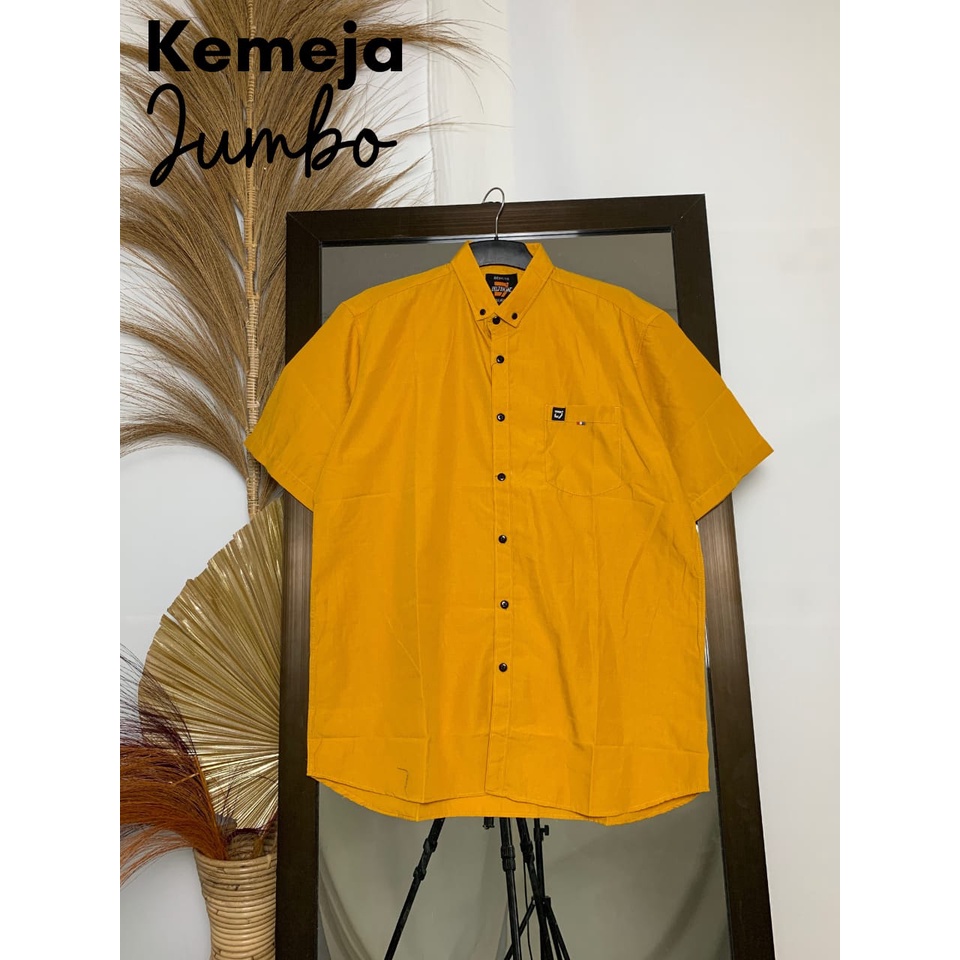 KEMEJA PENDEK JUMBO POLOS