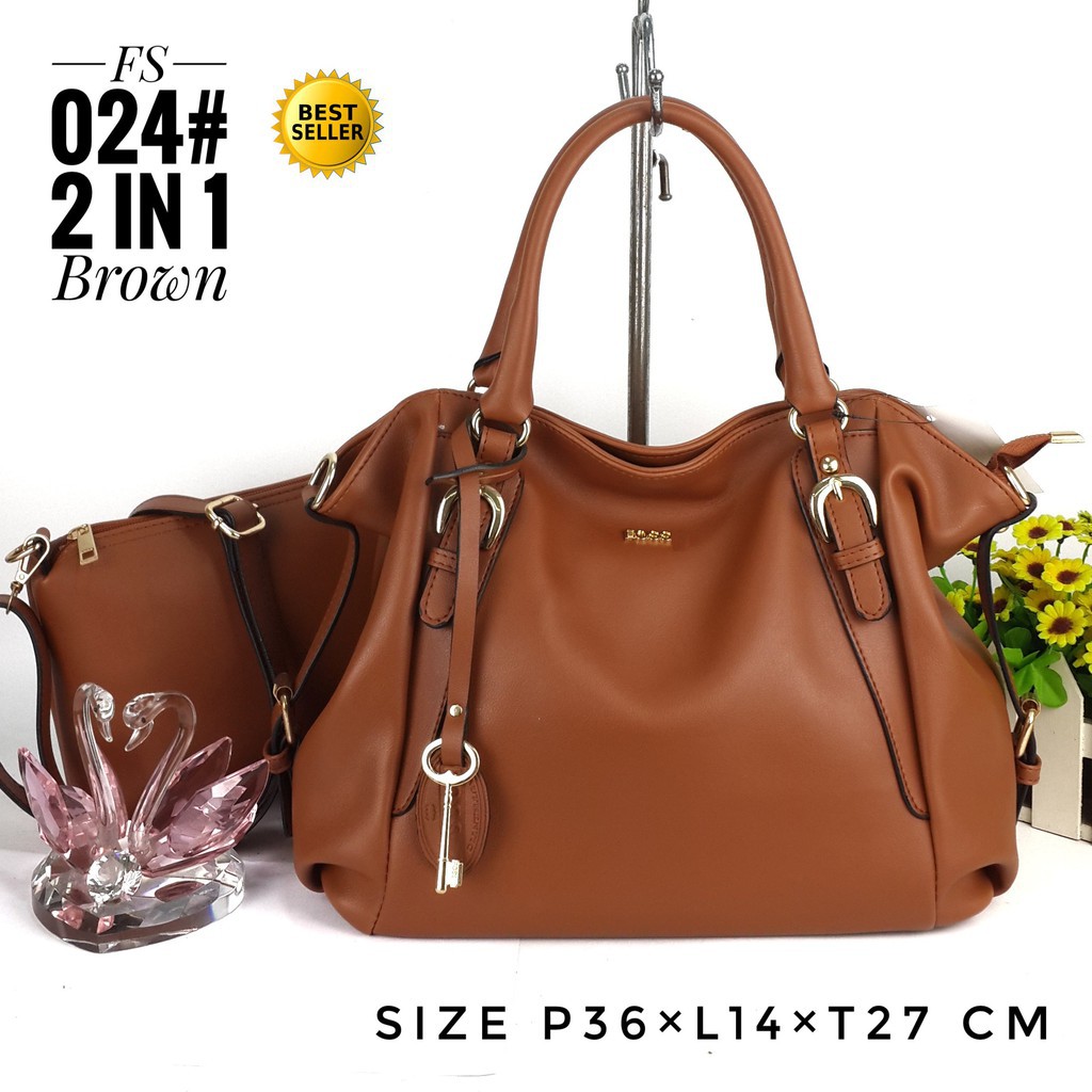 Tas wanita  024 SHOPPER tas batam tas handbag tas bahu import premium murah