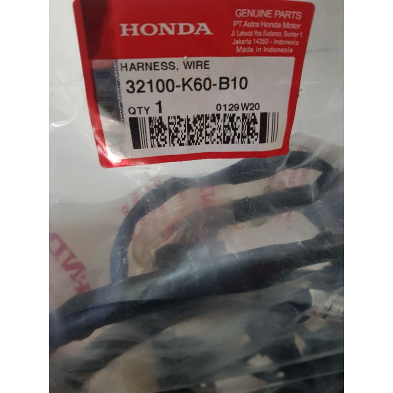 32100-K60-B10 HARNESS WIRE KABEL BODY VARIO 125 LED ISS TAHUN 2016 - 2018