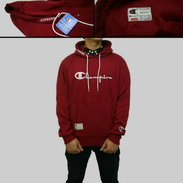 SWEATER SUPREME X CHAMPION HOODIE