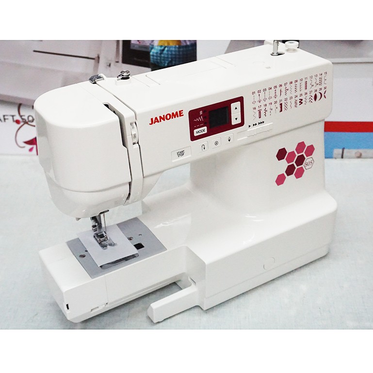 mesin jahit portable merk janome type 805 model komputer terbaru