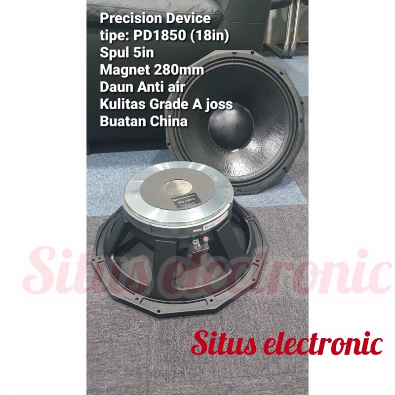speaker subwoofer 18 inch component pd1850 coil 5 inch speaker pd1850