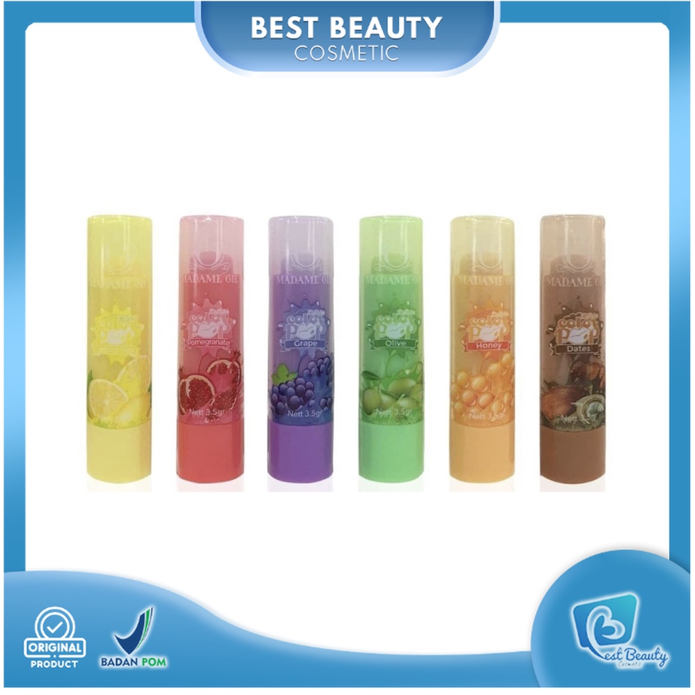 ★ BB ★ Madame Gie Color Pop Lip Balm Fruity New Edition