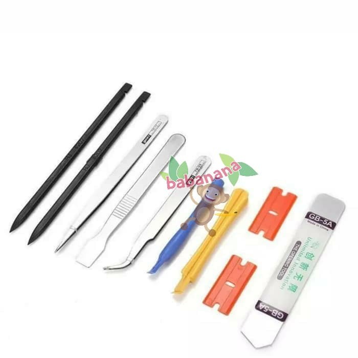 Smartphone 10 in 1 Repair Tools Set Kit Alat service gadget tablet