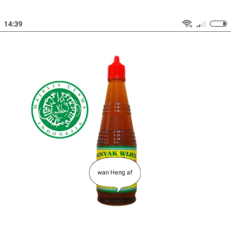 

minyak wijen wan Heng af lokal