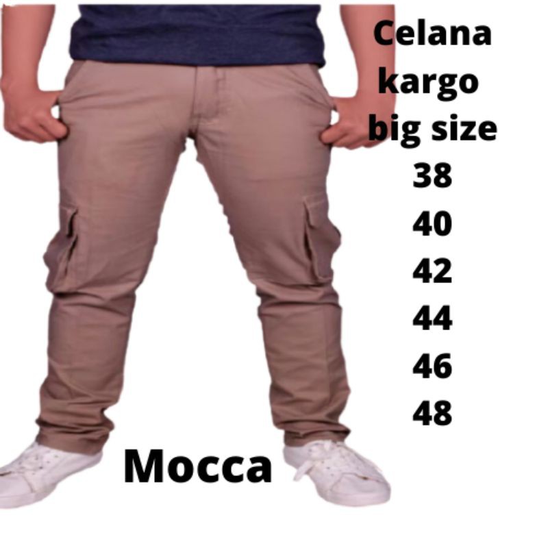Celana kargo panjang big size 36 50/Celana Kargo Panjang Jumbo/Celana Big Size/Celana Cargo
