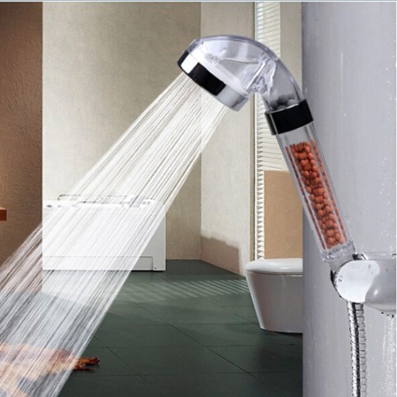 Kepala Shower Head Mandi Ion SPA Ionizer Healthy Crystal Selang 150cm