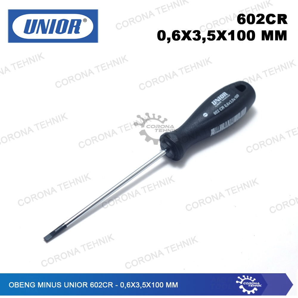 UNIOR 602CR - Sale - Obeng Minus  - 0,6x3,5x100 mm