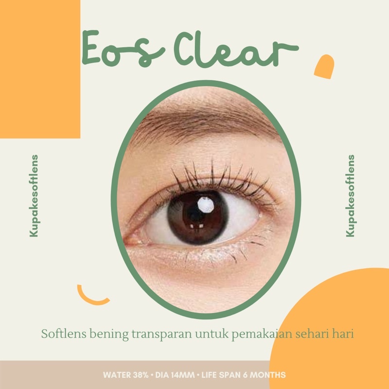 KUPAKESOFTLENS  Eos Clear Natural Softlens by EOS