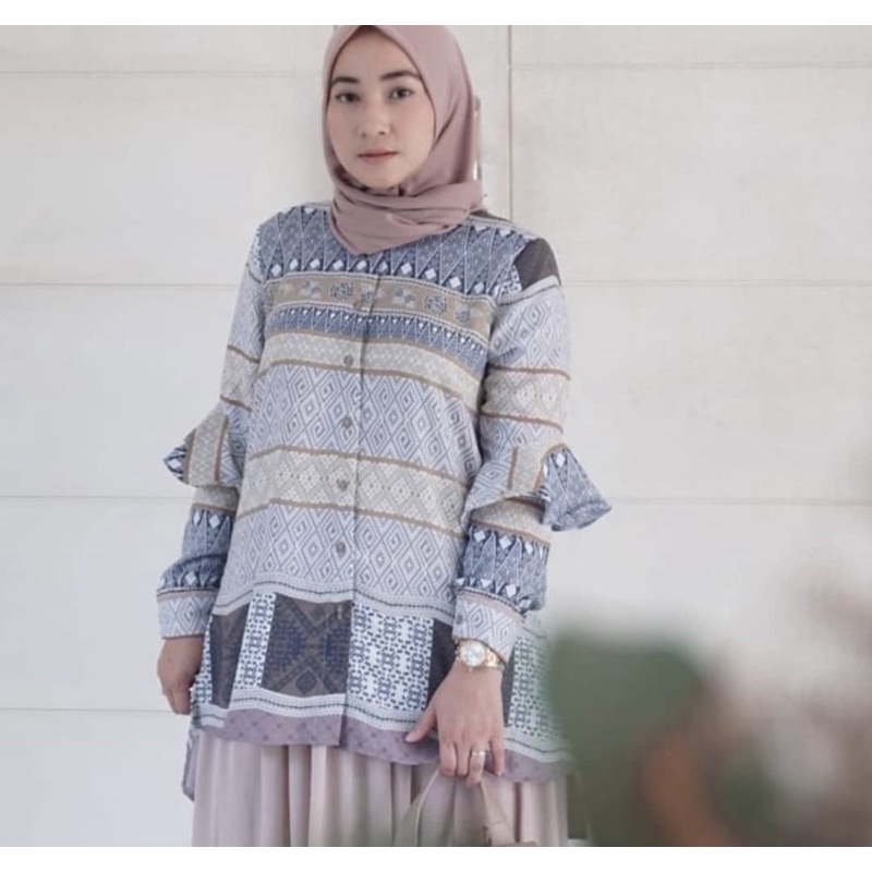 PRELOVED BAYUR TOP RIAMIRANDA SIZE S