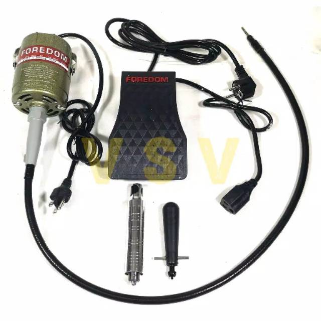 FOREDOM MESIN BOR GANTUNG + MATA TUNER 1 SET 10 PCS