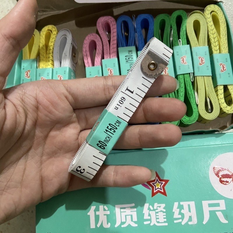 

1pc Meteran untuk Ukur Lingkar Dada Pinggang Pinggul Panjang