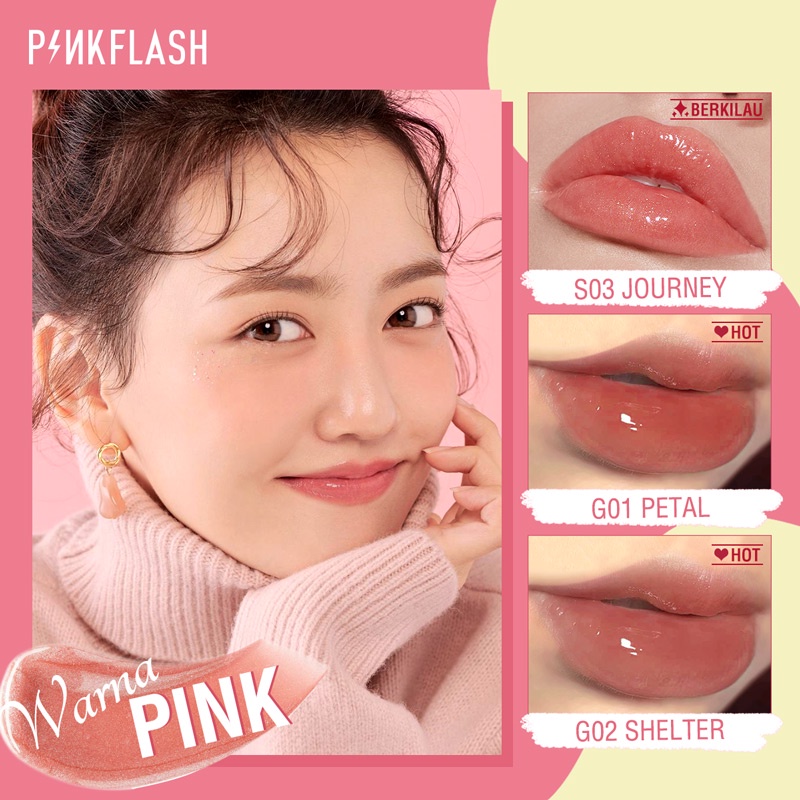 PINKFLASH OhMyGloss Moisturising Plumpmax High Shimmer Lip Gloss Lip Plumper