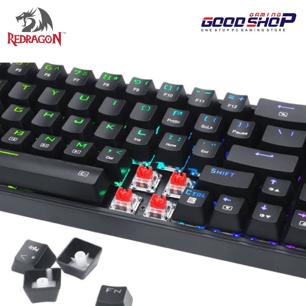 Redragon POLLUX K628 Universal 78 Keys RGB Mech - Gaming Keyboard