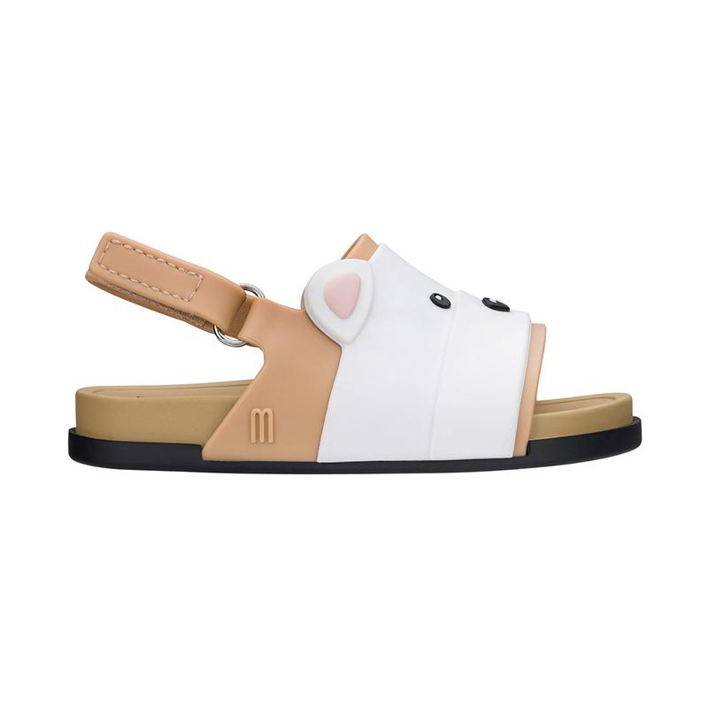 mini melissa beach slide sandal bear