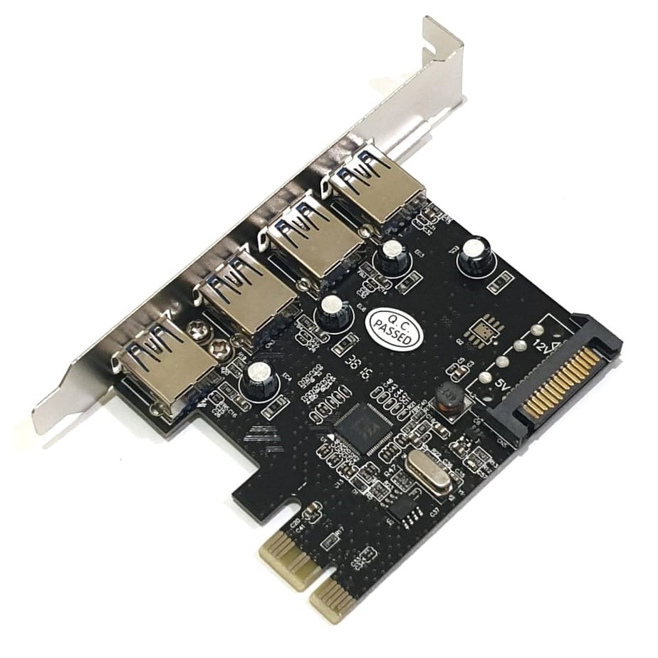 PCIe USB 4 Port USB 3.0 PCI Express Internal x1 High Speed PCI USB