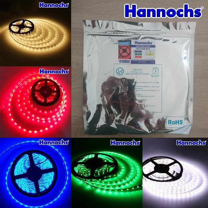 LedStrip Led Strip Lampu Led DC 12volt waterptoof Hannochs HLS 28w DC