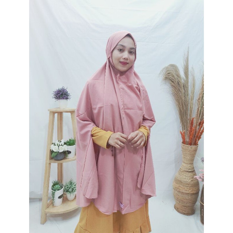 ALANTASIK Jilbab Jumbo ALENA HIJAB INSTAN JUMBO HANDSLLIT GR.7