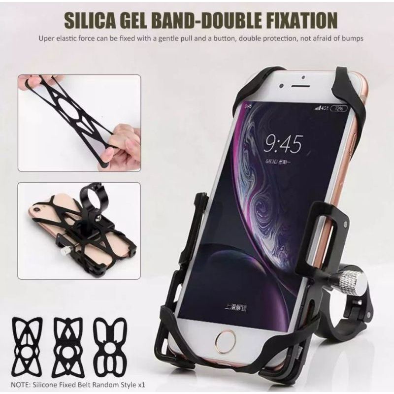 Paket GUB P10 Phone Holder + Breket Spion MOTOWOLF Filano Fazzio Vario Nmax Aerox Lexi Pcx Beat mio scoopy Adv DLL