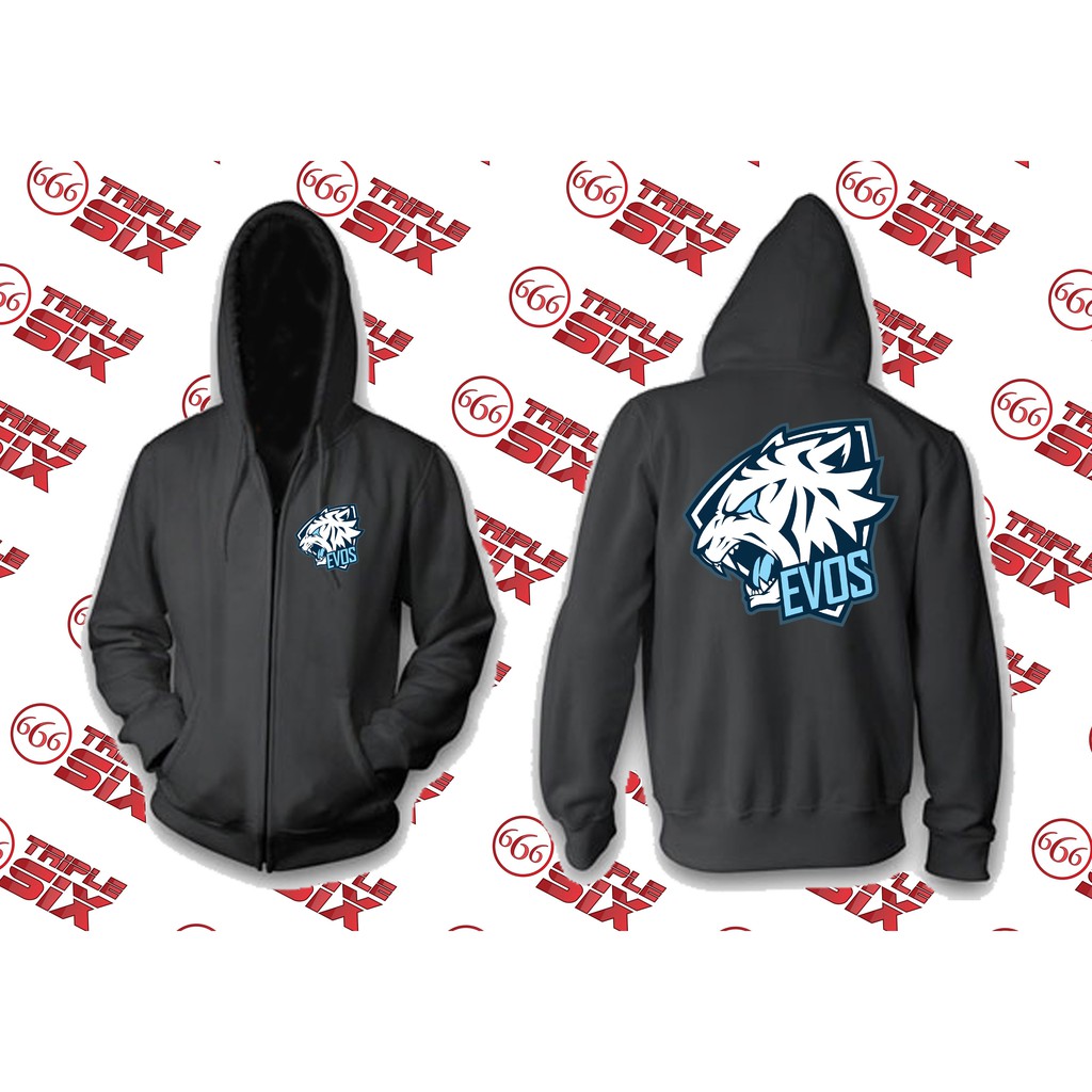 Jaket Hoodie Zipper Esports Team Evos Gaming - PUBG DotA2 Mobile Legends