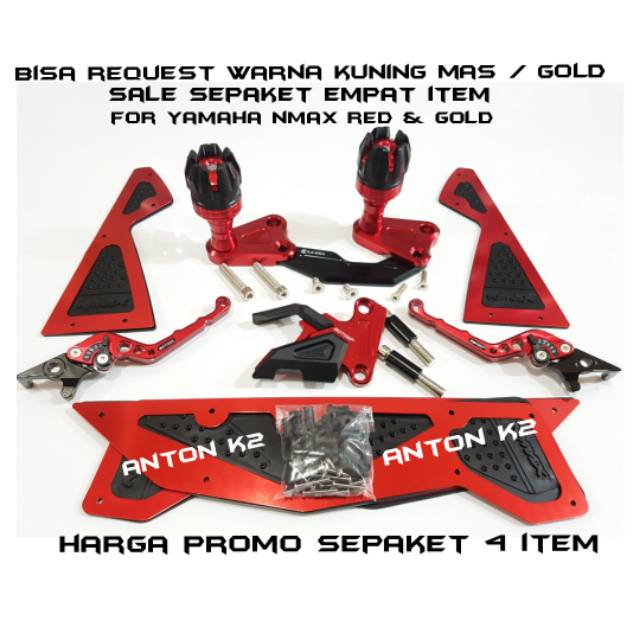 AKSESORIS YAMAHA NMAX VARIASI SEPAKET 4 ITEM