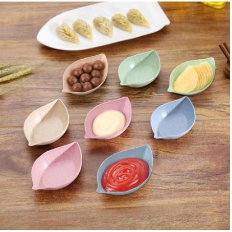 IL - Mangkok Daun Mini Souvenir Murah Mangkuk Sambal Tanpa Kemasan Plastik Acc