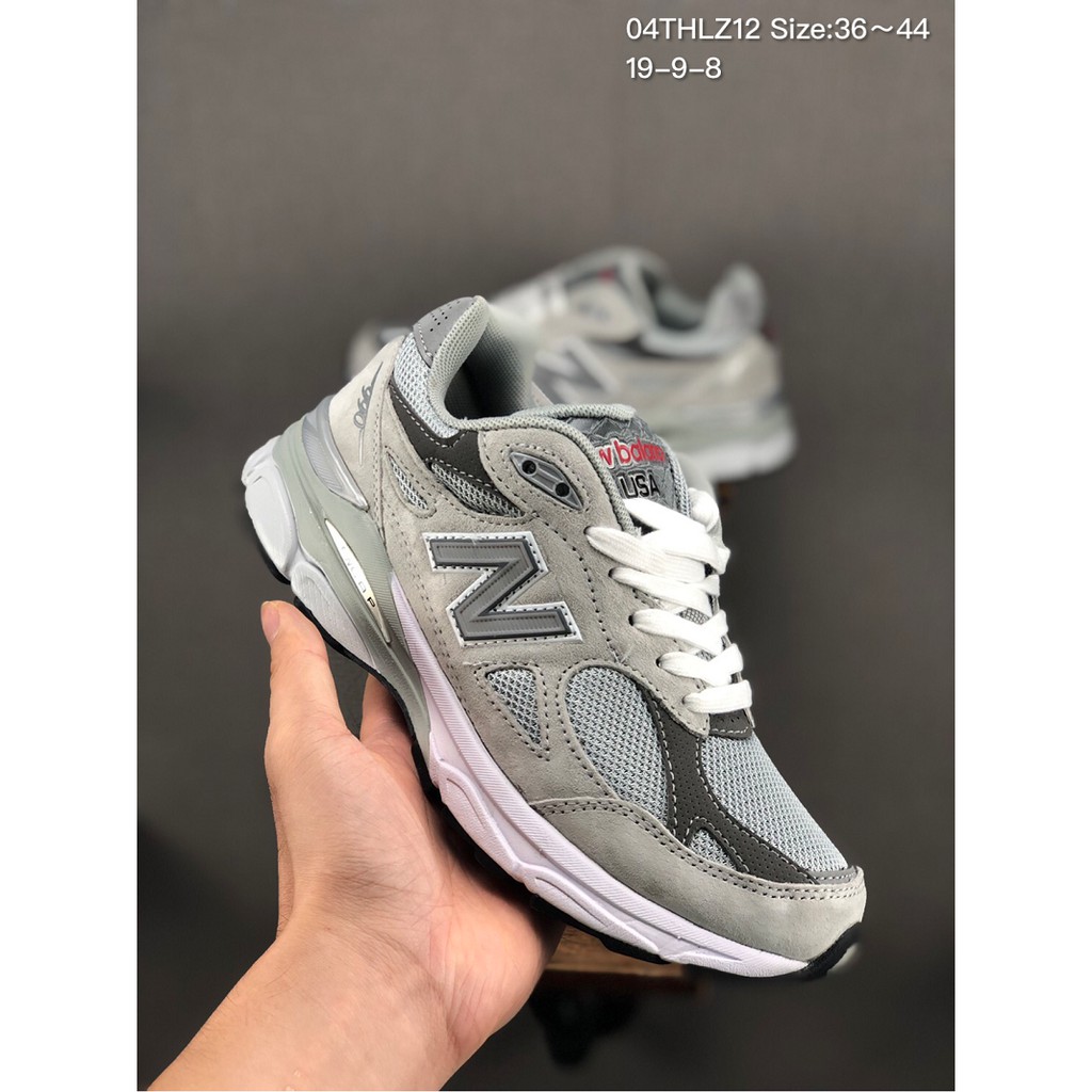 New Balance 990V2 Men Women High Quality Running Shoes Wear-Resisting Sports Grey | Shopee Indonesia