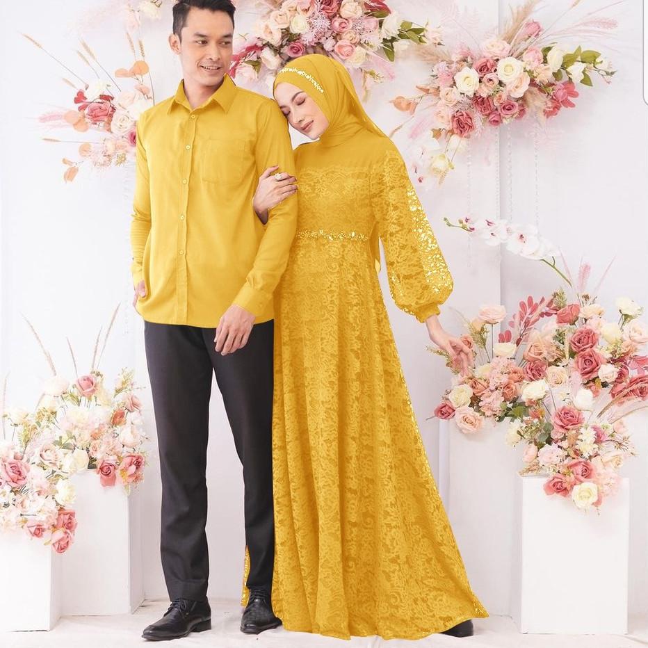 Terjangkau - CP ZULAIKHA BRUKAT rD / COUPLE MAXI DRESS  ZULAIKHA / BISA BELI TERPISAH DAN  SIZE ANAK
