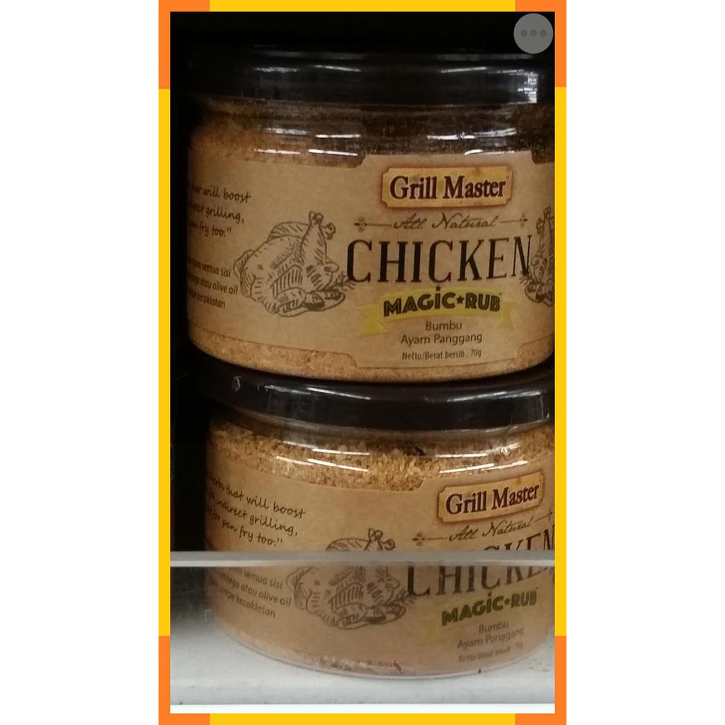 

Grill master | chicken | bumbu ayam panggang | 70 gram