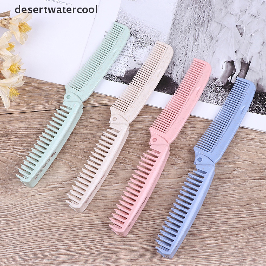 Deid 1pc Sisir Rambut Lipat Anti Statis Portable Untuk Travel