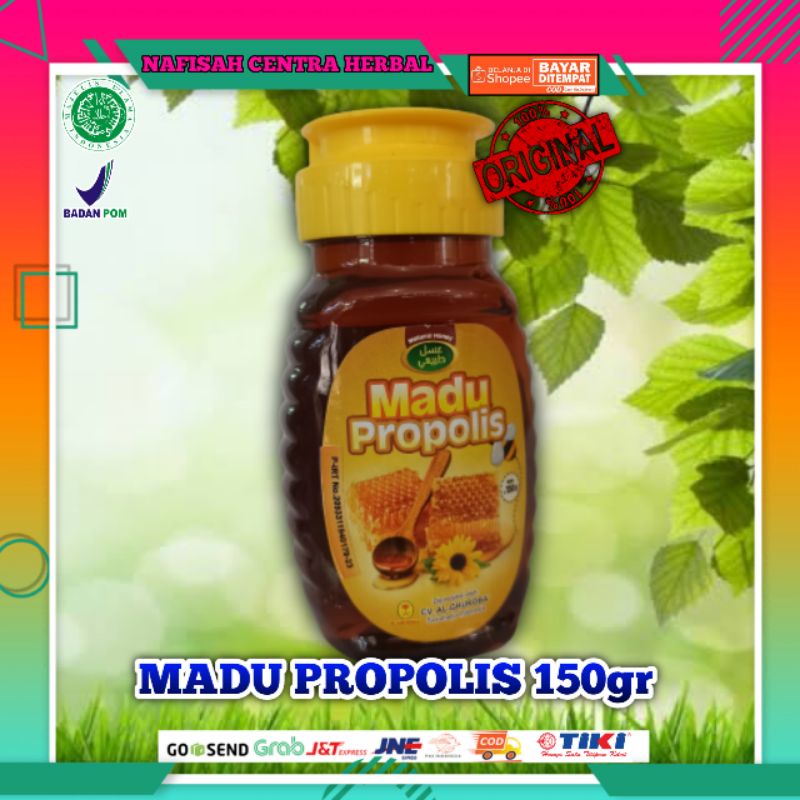 

Madu Propolis Al-Ghurobba 150gr | Kombinasi Madu Dan Propolis