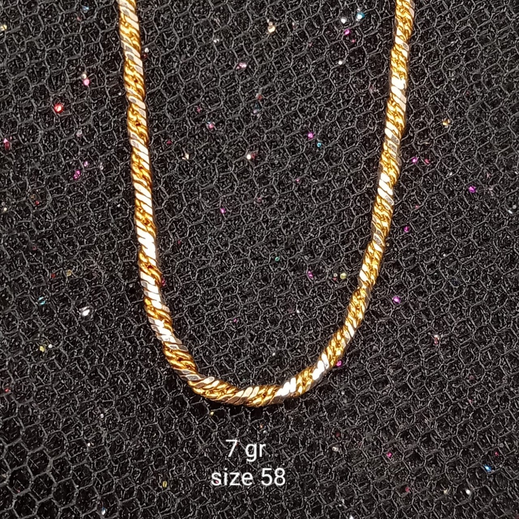 Kalung Emas 17K - panjang 7 gr Kadar 750 - 417