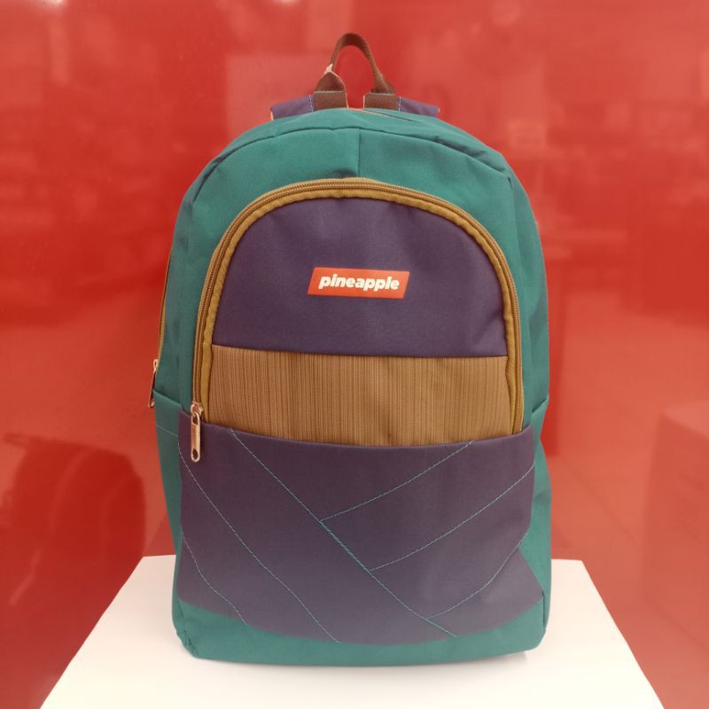 Pineapple 02 Tas Sekolah Anak Unisex Putra Putri Laki-laki Perempuan / Ransel Skolah Cowok Cewek