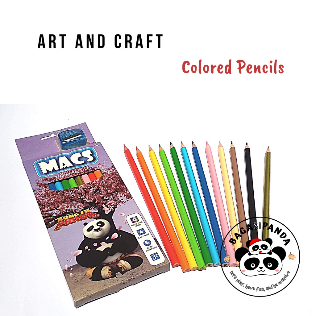 

MACS Pensil Warna 12 color pencils