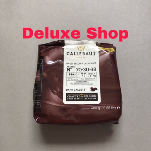 

Callebaut Dark Chocolate 70.5% Cocoa Solids 400g