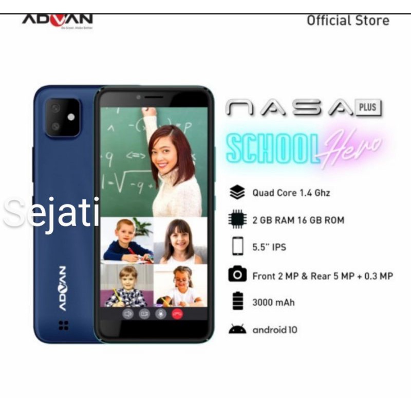 HP Android Murah Advan NASA Plus ram 2 16gb