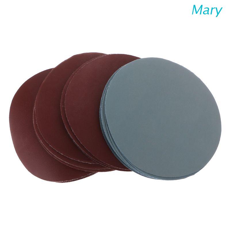 Mary 25pcs Amplas Bulat 5 &quot;1000 1500 2000 2500 3000 Grit