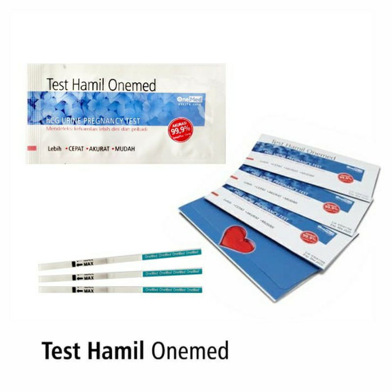 Test pack hamil ONEMED 1 PCS  tes kehamilan testpack tespek hamil