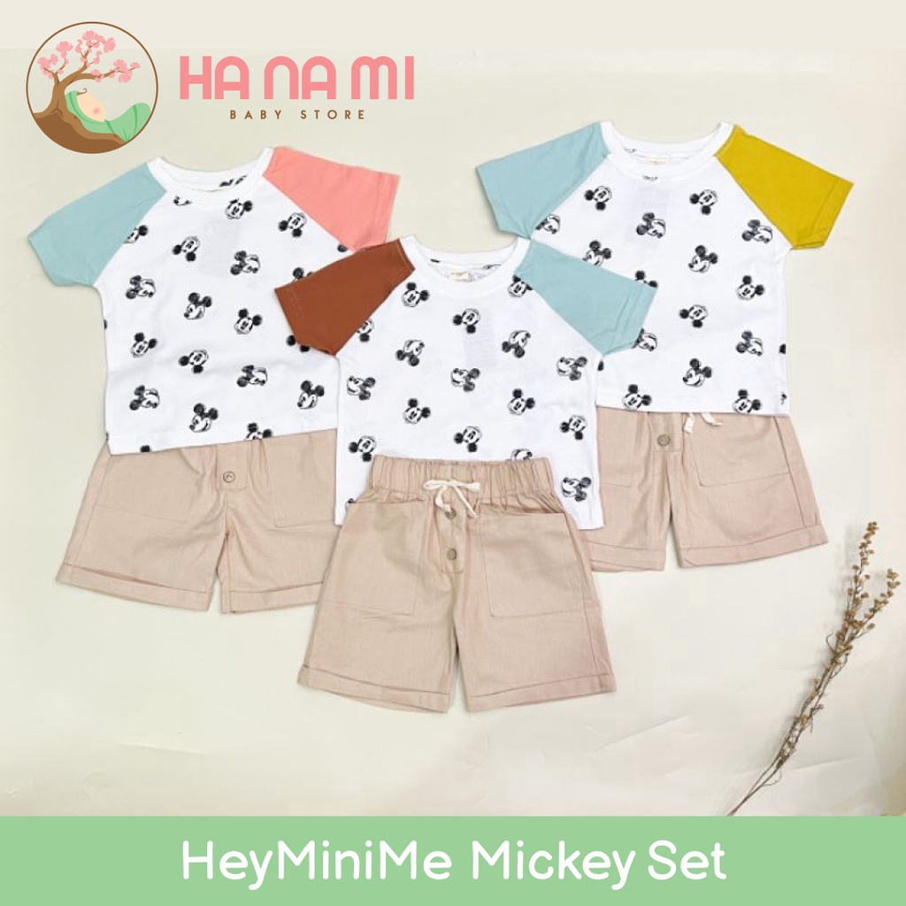 HEYMINIME Mickey Set - Setelan Anak 1-4 tahun