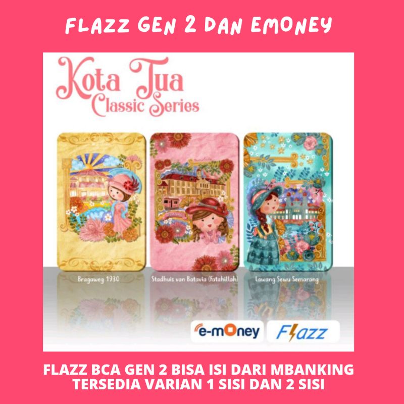 FLAZZ BCA Gen 2 &amp; Emoney Etoll MANDIRI CARD