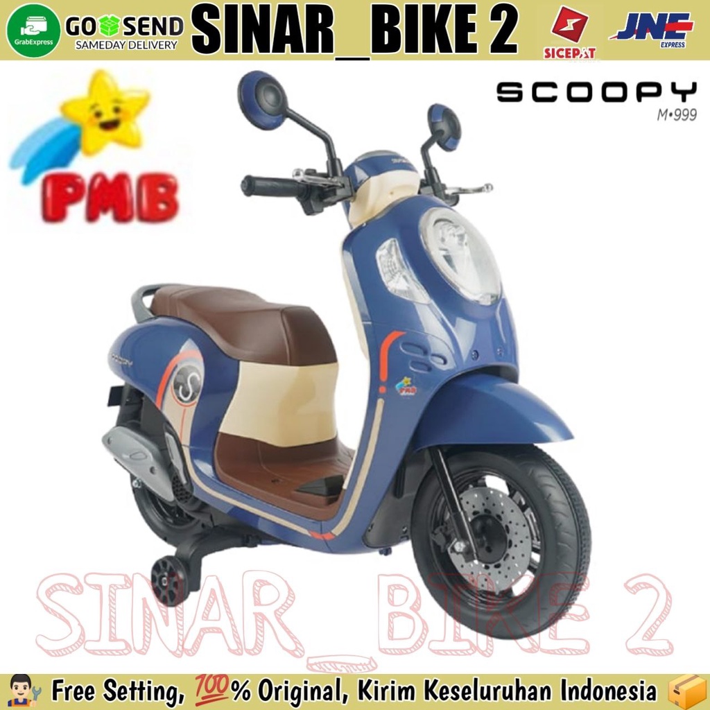 Motor Aki PMB HONDA SCOOPY M 999 Mainan Anak M999 M-999