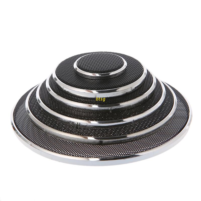 Btsg Cover Pelindung Speaker Subwoofer Bentuk Bulat Untuk Rumah / Mobil