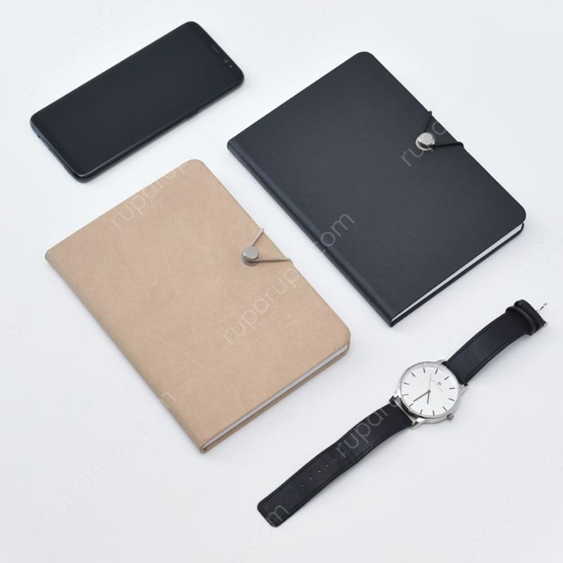 

Notebook Elastis and Button